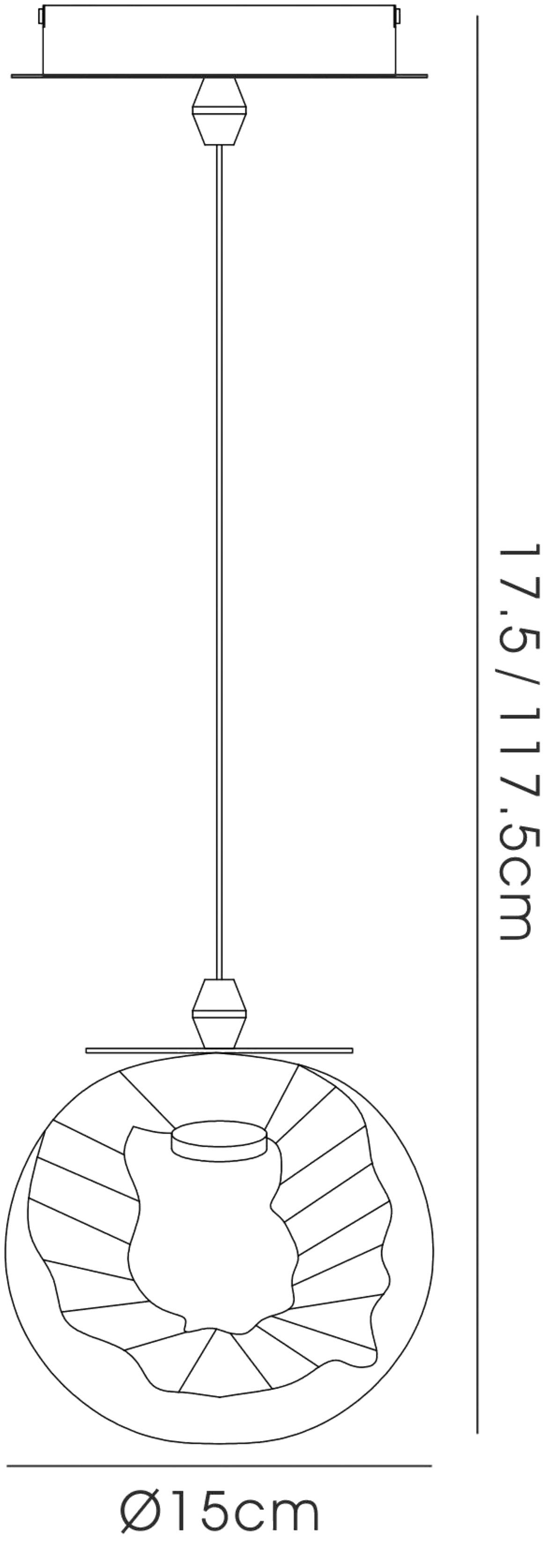 IL80065  Salvio 3W LED Pendant Light